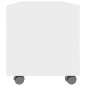 vidaXL Mueble de TV con ruedas madera contrachapada blanco 90x35x35 cm vidaXL Mueble de TV con ruedas madera contrachapada blanco 90x35x35 cm