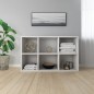vidaXL Estantería/Aparador madera ingeniería blanco brillo 66x30x98 cm vidaXL Estantería/Aparador madera ingeniería blanco brillo 66x30x98 cm