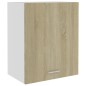 vidaXL Armario colgante cocina contrachapada color roble 50x31x60 cm vidaXL Armario colgante cocina contrachapada color roble 50x31x60 cm