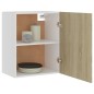 vidaXL Armario colgante cocina contrachapada color roble 50x31x60 cm vidaXL Armario colgante cocina contrachapada color roble 50x31x60 cm