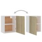 vidaXL Armario colgante cocina contrachapada color roble 50x31x60 cm vidaXL Armario colgante cocina contrachapada color roble 50x31x60 cm
