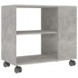 vidaXL Mesa auxiliar de madera contrachapada gris hormigón 70x35x55 cm vidaXL Mesa auxiliar de madera contrachapada gris hormigón 70x35x55 cm