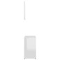vidaXL Conjunto de muebles de baño madera contrachapada blanco brillo vidaXL Conjunto de muebles de baño madera contrachapada blanco brillo