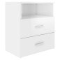 vidaXL Mesitas de noche 2 unidades blanco brillante 50x32x60 cm vidaXL Mesitas de noche 2 unidades blanco brillante 50x32x60 cm