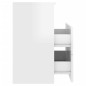 vidaXL Mesitas de noche 2 unidades blanco brillante 50x32x60 cm vidaXL Mesitas de noche 2 unidades blanco brillante 50x32x60 cm