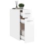 vidaXL Armario boticario madera ingeniería blanco brillo 20x45,5x60 cm vidaXL Armario boticario madera ingeniería blanco brillo 20x45,5x60 cm
