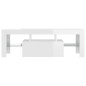 vidaXL Mueble de TV con luces LED blanco brillante 120x35x40 cm