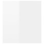 vidaXL Mueble de TV con luces LED blanco brillante 120x35x40 cm