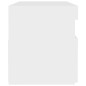vidaXL Mueble de TV con luces LED blanco 60x35x40 cm vidaXL Mueble de TV con luces LED blanco 60x35x40 cm