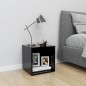 vidaXL Mueble para TV madera contrachapada negro 37x35x37 cm vidaXL Mueble para TV madera contrachapada negro 37x35x37 cm