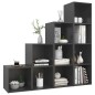 vidaXL Muebles de salón 4 piezas madera de ingeniería gris vidaXL Muebles de salón 4 piezas madera de ingeniería gris