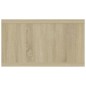 vidaXL Estantería pared madera contrachapada blanco roble 102x30x17 cm vidaXL Estantería pared madera contrachapada blanco roble 102x30x17 cm