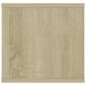 vidaXL Estantería pared madera contrachapada roble Sonoma 102x30x29 cm vidaXL Estantería pared madera contrachapada roble Sonoma 102x30x29 cm