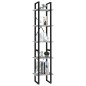 vidaXL Estantería de 5 niveles madera de ingeniería gris 40x30x175 cm vidaXL Estantería de 5 niveles madera de ingeniería gris 40x30x175 cm