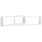 vidaXL Estantes cubo de pared 2 uds contrachapado blanco 80x15x26,5 cm vidaXL Estantes cubo de pared 2 uds contrachapado blanco 80x15x26,5 cm