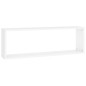 vidaXL Estantes cubo de pared 2 uds contrachapado blanco 80x15x26,5 cm vidaXL Estantes cubo de pared 2 uds contrachapado blanco 80x15x26,5 cm
