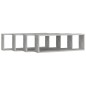 vidaXL Estante de pared 4 uds contrachapado gris hormigón 80x15x26,5cm vidaXL Estante de pared 4 uds contrachapado gris hormigón 80x15x26,5cm
