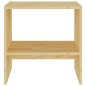 vidaXL Mesitas de noche 2 uds madera maciza de pino 40x30,5x40 cm