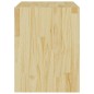 vidaXL Mesitas de noche 2 uds madera maciza de pino 40x30,5x40 cm