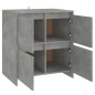 vidaXL Aparador de madera contrachapada gris hormigón 70x41x75 cm vidaXL Aparador de madera contrachapada gris hormigón 70x41x75 cm