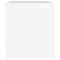 vidaXL Mueble para TV de madera contrachapada blanco 90x35x40 cm