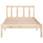 vidaXL Estructura de cama madera maciza de pino 100x200 cm vidaXL Estructura de cama madera maciza de pino 100x200 cm