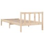 vidaXL Estructura de cama madera maciza de pino 100x200 cm vidaXL Estructura de cama madera maciza de pino 100x200 cm