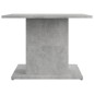 vidaXL Mesa de centro de aglomerado gris hormigón 55,5x55,5x40 cm vidaXL Mesa de centro de aglomerado gris hormigón 55,5x55,5x40 cm