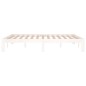 vidaXL Estructura de cama madera maciza doble blanca 135x190cm vidaXL Estructura de cama madera maciza doble blanca 135x190cm