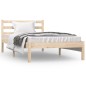 vidaXL Estructura de cama madera maciza de pino 90x190 cm vidaXL Estructura de cama madera maciza de pino 90x190 cm