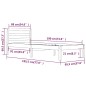 vidaXL Estructura de cama madera maciza de pino 90x190 cm vidaXL Estructura de cama madera maciza de pino 90x190 cm
