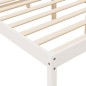 vidaXL Cama de personas mayores madera maciza de pino blanca 75x190 cm vidaXL Cama de personas mayores madera maciza de pino blanca 75x190 cm