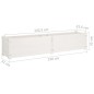vidaXL Arriate de madera maciza de pino blanco 150x31x31 cm vidaXL Arriate de madera maciza de pino blanco 150x31x31 cm