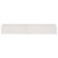 vidaXL Jardineras de madera maciza de pino blanca 2 uds 200x31x31 cm vidaXL Jardineras de madera maciza de pino blanca 2 uds 200x31x31 cm