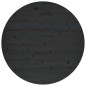 vidaXL Superficie de mesa madera maciza de pino negro Ø90x2,5 cm vidaXL Superficie de mesa madera maciza de pino negro Ø90x2,5 cm
