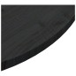 vidaXL Superficie de mesa madera maciza de pino negro Ø90x2,5 cm vidaXL Superficie de mesa madera maciza de pino negro Ø90x2,5 cm