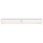 vidaXL Soporte de monitor madera maciza de pino blanco 100x27x15 cm vidaXL Soporte de monitor madera maciza de pino blanco 100x27x15 cm