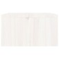 vidaXL Soporte de monitor madera maciza de pino blanco 100x27x15 cm vidaXL Soporte de monitor madera maciza de pino blanco 100x27x15 cm