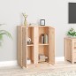vidaXL Aparador de madera maciza de pino 60x35x80 cm vidaXL Aparador de madera maciza de pino 60x35x80 cm