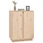 vidaXL Aparador de madera maciza de pino 60x35x80 cm vidaXL Aparador de madera maciza de pino 60x35x80 cm