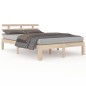 vidaXL Estructura de cama madera maciza 150x200 cm vidaXL Estructura de cama madera maciza 150x200 cm