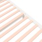 vidaXL Estructura de cama madera maciza blanco 120x200 cm