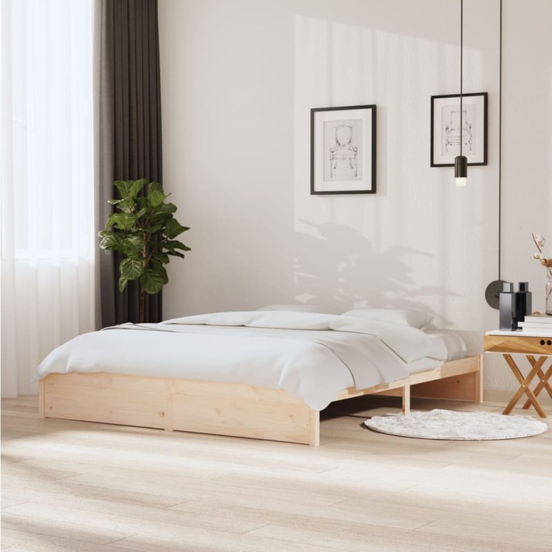 vidaXL Estructura de cama madera maciza 180x200 cm vidaXL Estructura de cama madera maciza 180x200 cm