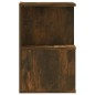 vidaXL Mesita de noche madera contrachapada roble ahumado 35x35x55 cm vidaXL Mesita de noche madera contrachapada roble ahumado 35x35x55 cm