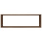 vidaXL Estante cúbico de pared 4 uds madera roble marrón 80x15x26,5cm vidaXL Estante cúbico de pared 4 uds madera roble marrón 80x15x26,5cm