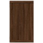vidaXL Estante cúbico de pared 4 uds madera roble marrón 80x15x26,5cm vidaXL Estante cúbico de pared 4 uds madera roble marrón 80x15x26,5cm