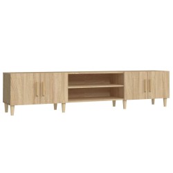 vidaXL Mueble para TV madera contrachapada roble Sonoma 180x31,5x40 cm