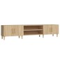 vidaXL Mueble para TV madera contrachapada roble Sonoma 180x31,5x40 cm