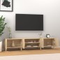 vidaXL Mueble para TV madera contrachapada roble Sonoma 180x31,5x40 cm