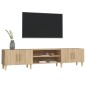 vidaXL Mueble para TV madera contrachapada roble Sonoma 180x31,5x40 cm